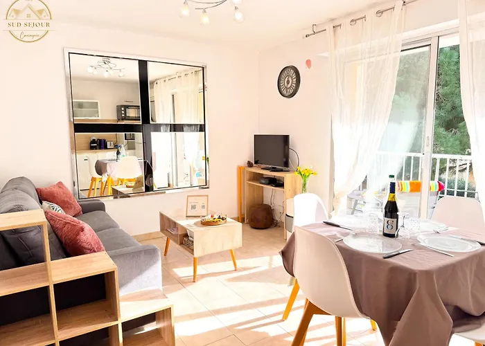L'echappee Verte - T2 - Confort -piscine - Tennis- Parking - Climatisation - Sudsejourconciergerie *