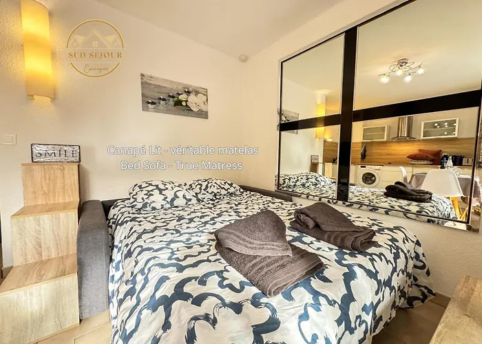 L'echappee Verte - T2 - Confort -piscine - Tennis- Parking - Climatisation - Sudsejourconciergerie